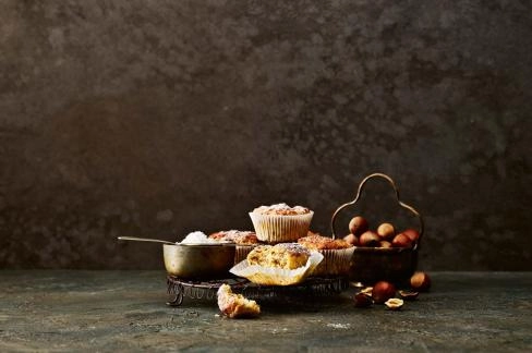 Pastinaken-Nuss-Muffins mit Cranberrys